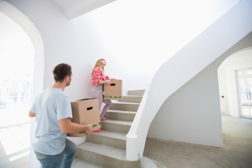 Storage South Kensington team handling fragile items with care