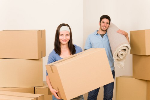 Customer service representative assisting with a moving truck booking